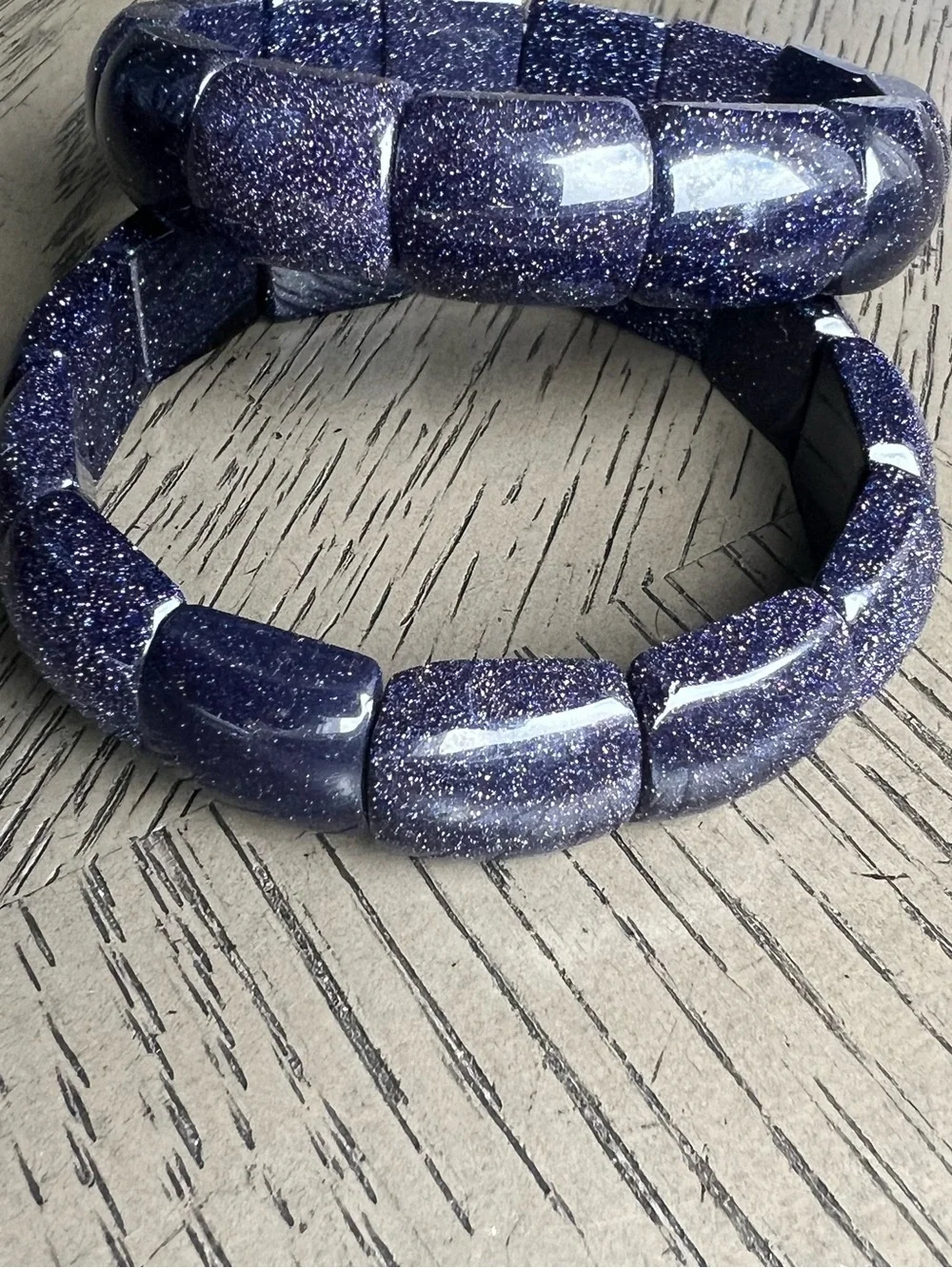 Blue Sandstone soft bangle SIZE 7.5’ ( ONE )